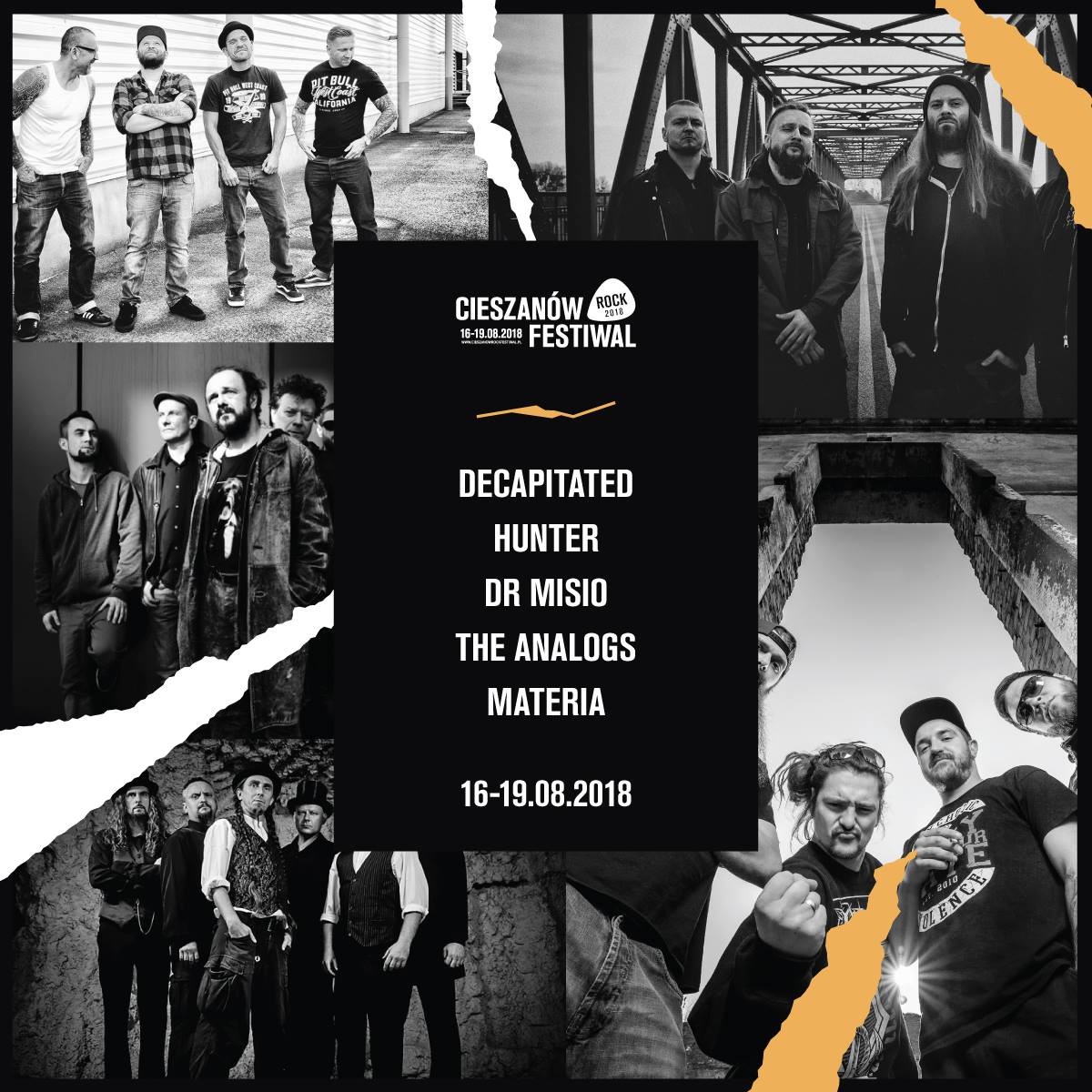 Cieszanów Rock Festiwal 2018 - line up.