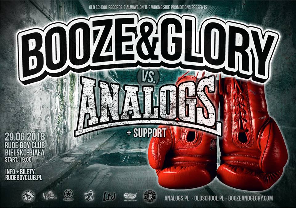 Koncert Analogs i Booze&Glory 2018 Bielsko-Biała.